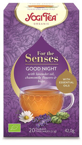HERBATKA DLA ZMYSŁÓW NA DOBRANOC BIO (20 x 2,1 g) 42 g - YOGI TEA