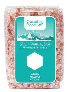 SÓL HIMALAJSKA RÓŻOWA GRUBO MIELONA 600 g - CRYSTALLINE PLANET