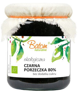 CZARNA PORZECZKA 80% B/C BIO 260 g - BATOM