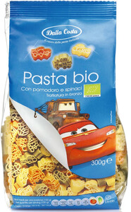 MAKARON (SEMOLINOWY TRÓJKOLOROWY) DISNEY AUTA BIO 300 g - DALLA COSTA