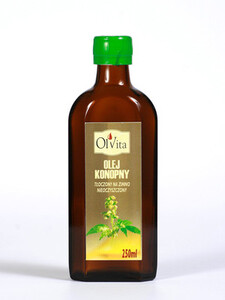 Olej konopny tłoczony na zimno 250ml - Olvita