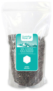 SÓL CZARNA KALA NAMAK GRUBO MIELONA 1 kg - CRYSTALLINE PLANET