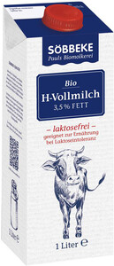 MLEKO BEZ LAKTOZY (3,5% TŁUSZCZU) BIO 1 L- SOBBEKE