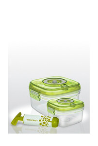Zestaw VacuCraft 009. 2 pojemniki próżniowe + pompka. Tritan BPA Free