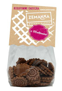 CIASTECZKA MALINOWE BEZGLUTENOWE BIO 100 g - ZEMANKA