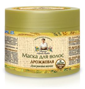 MASKA DO WŁOSÓW DROŻDŻOWA POBUDZAJĄCA DO WZROSTU 300 ml - RECEPTURY BABCI AGAFI - AGAFI