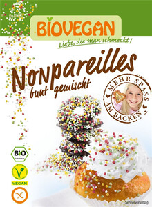 POSYPKA CUKROWA KOLOROWA PEREŁKI BEZGLUTENOWA BIO 35 g - BIO VEGAN