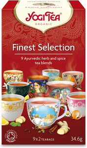 HERBATKA EKSPRESOWA FINEST SELECTION (MIX HERBATEK) BIO (6 x 3 TOREBKI) 34,2 g - YOGI TEA